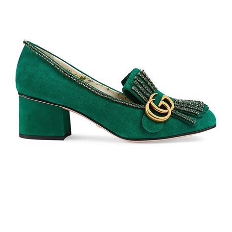 gucci green marmont shoes|Gucci Marmont boots.